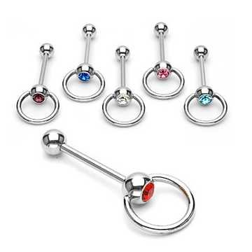 Zungenpiercing Slave