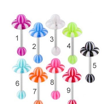 Ausgefallenes Zungenpiercing