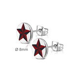 8mm Ohrstecker Stern