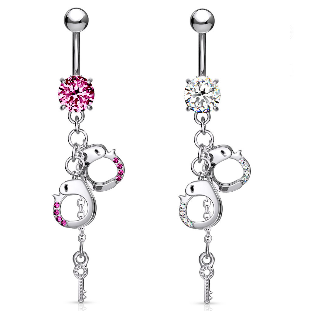 Bauchnabelpiercing Handschellen