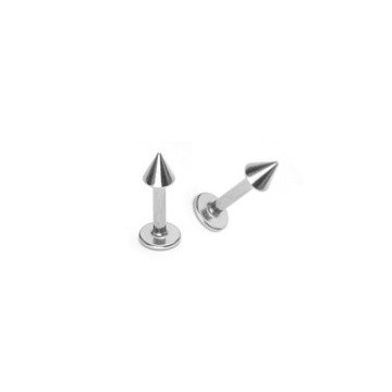 Lippenpiercing mit Kegel