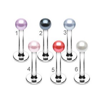 Perlen Lippenpiercing - 6 Modelle