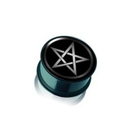 Acryl Plug Pentagramm