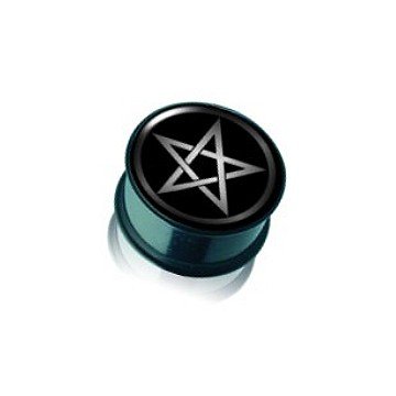 Acryl Plug Pentagramm