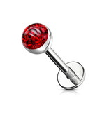 Labret Stecker mit 4 mm Epoxy-Kugel