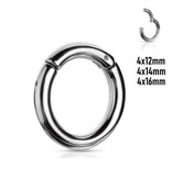 4 mm Clicker Ring aus Chirurgenstahl