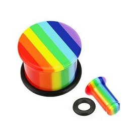 Acryl Plug Regenbogen