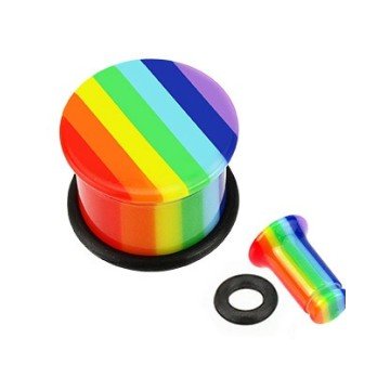 Acryl Plug Regenbogen