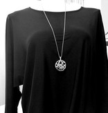 Damen  Anhänger Herzen mit Zirkoniasteinchen