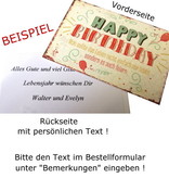 Geschenkskarten zum mitbestellen inkl. Samtbeutel