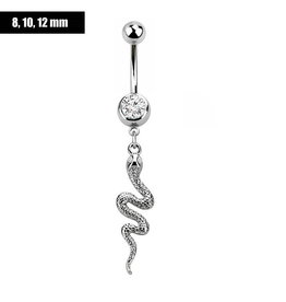 Bauchnabelpiercing Schlange