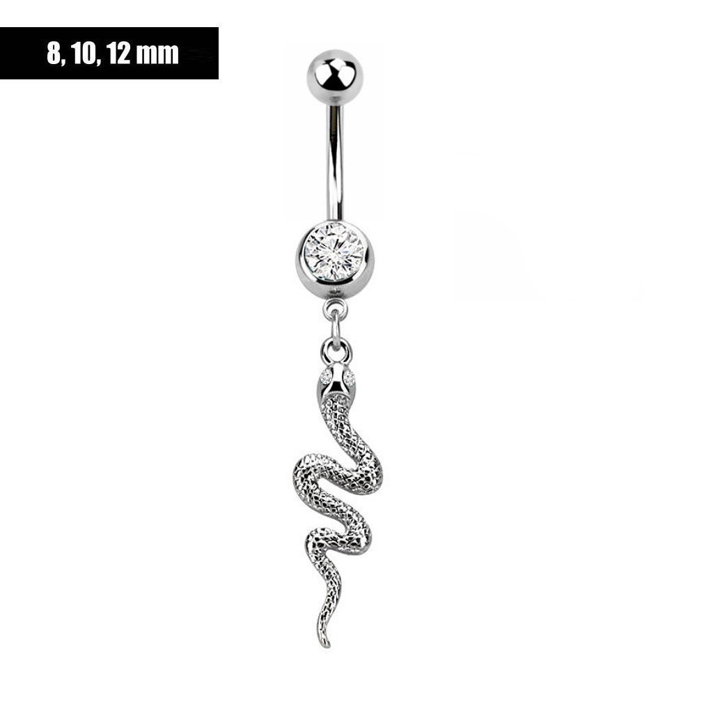 Bauchnabelpiercing Schlange