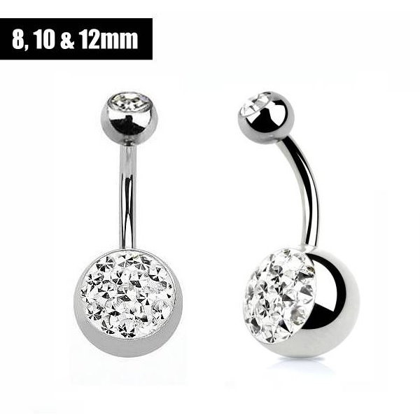 Bauchnabelpiercing Glitzer
