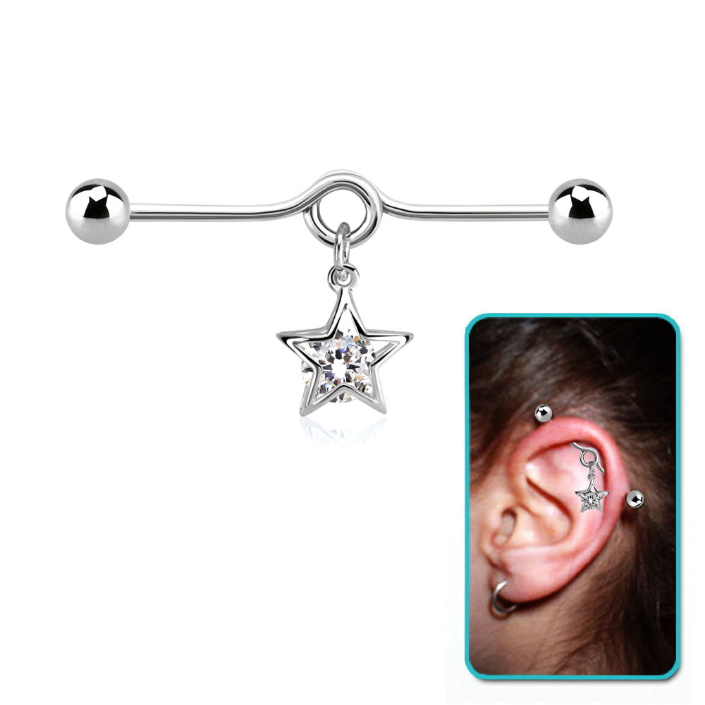 Industrialpiercing 38 mm