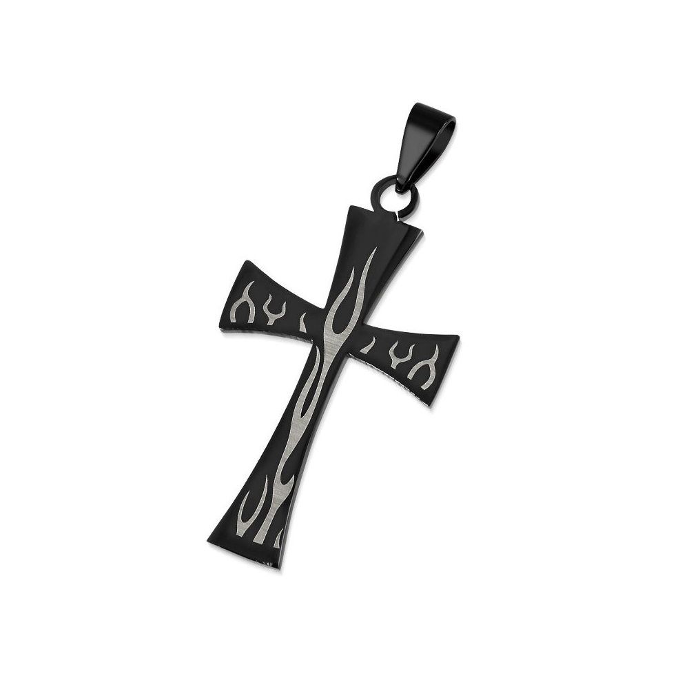 Anhänger Kreuz schwarz