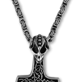 Halskette mit Thors Hammer aus Edelstahl