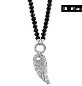 Damen Halskette Flügel - 50 cm