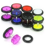 Fakeplug Acryl in verschiedenen Farben