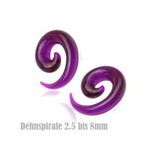 Dehnungsspirale in violett