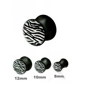 Picture Acryl Plug Zebra