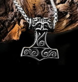 Halskette Thors Hammer - Mjölnir aus Edelstahl