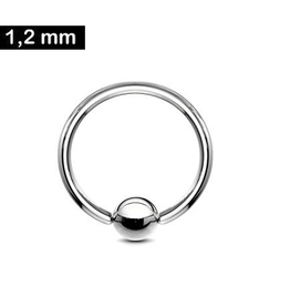 Lippenpiercing mitte Ring