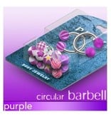 1,6 mm Piercing Set - violett