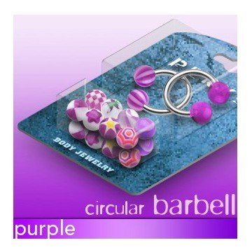1,6 mm Piercingring Set