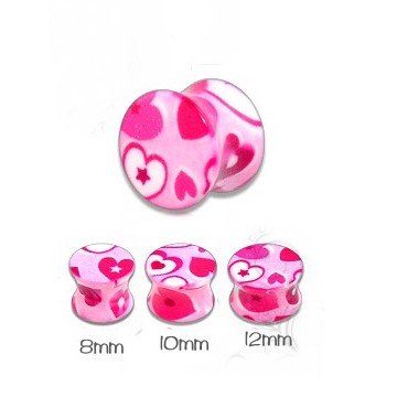 Kunststoff  Plug Herz