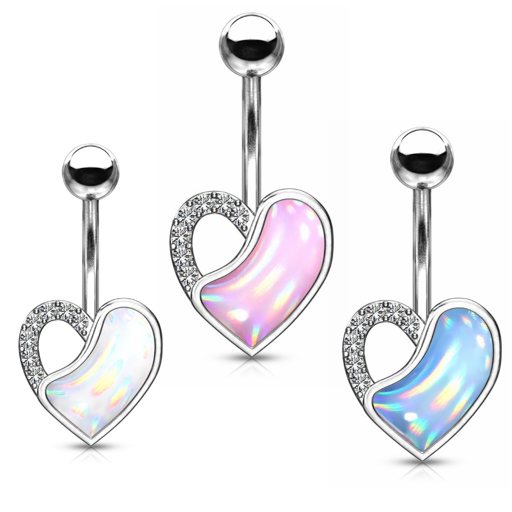 Bauchnabelpiercing Herz