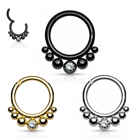 1,2 x 8 mm Segmentring Klappverschluss