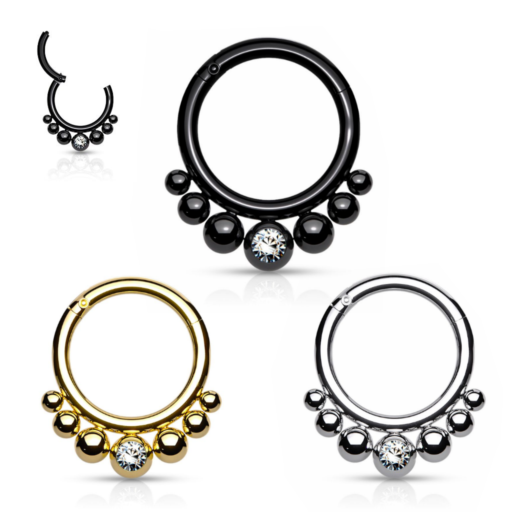 Segmentring Klappverschluss