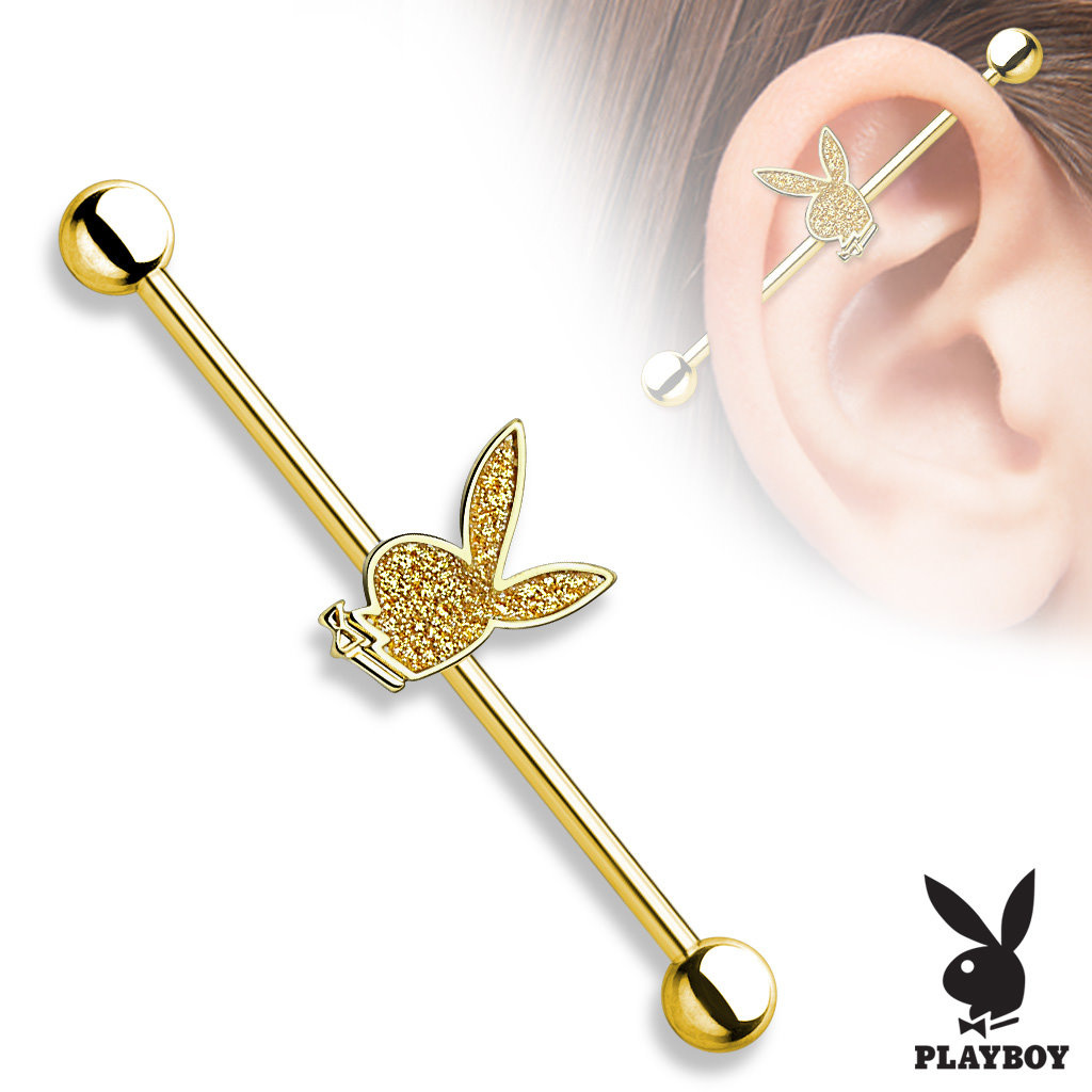 Industrial Piercing Playboy - 1,6x38 mm