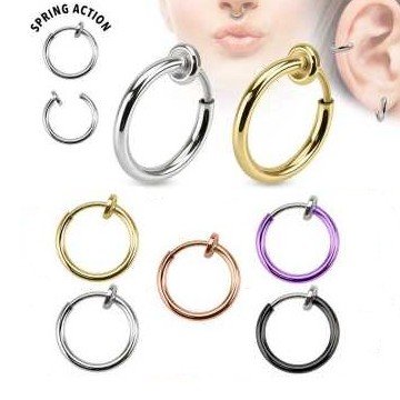 Fake Piercing  Ring für Nase und Lippe