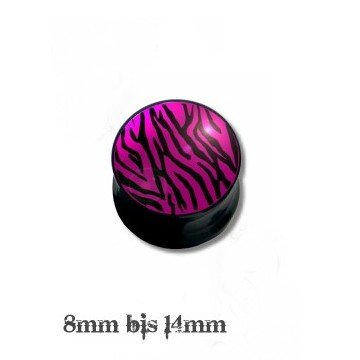 Ohr Plug Zebra