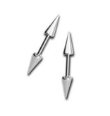 1,6mm Piercing Barbell mit Kegeln