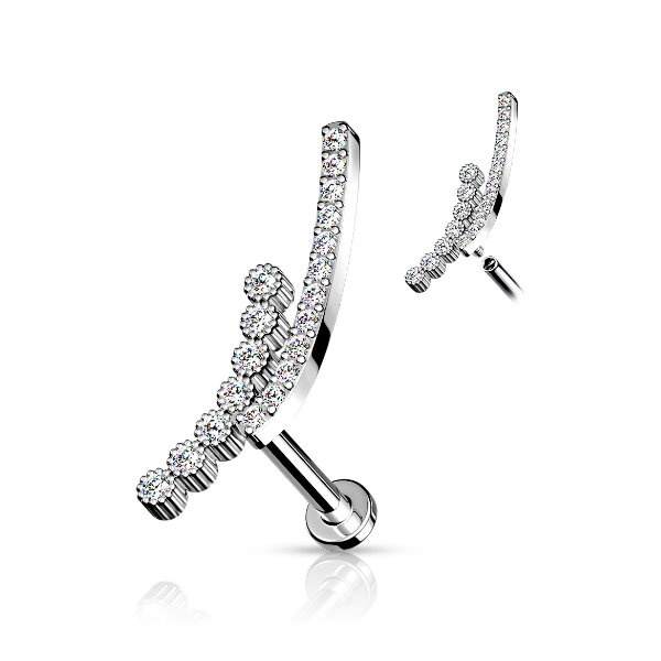 Helix Piercing  kristall
