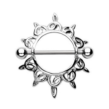 Brustpiercing Schild