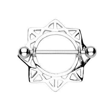 Brustpiercing Schild