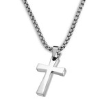 Kreuz Anhänger aus Edelstahl