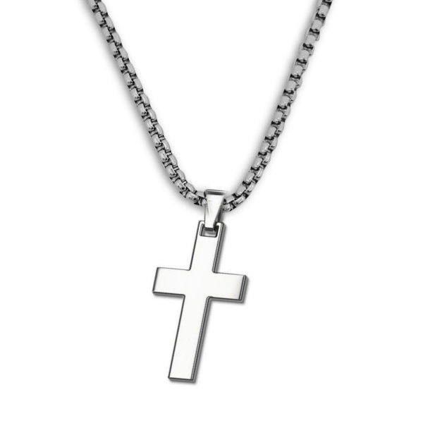 Edelstahlanhänger Kreuz