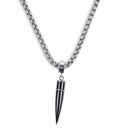 Halskette Patrone schwarz Halskette Patrone schwarz