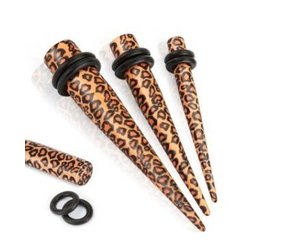 Dehnstab Leoparden Look Dehnhilfen Piercing Trend Com