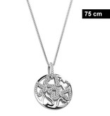 Damen  Anhänger Herzen mit Zirkoniasteinchen
