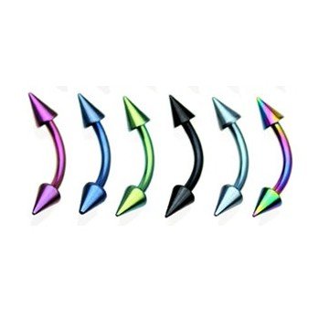 Curved Barbell eloxiert 