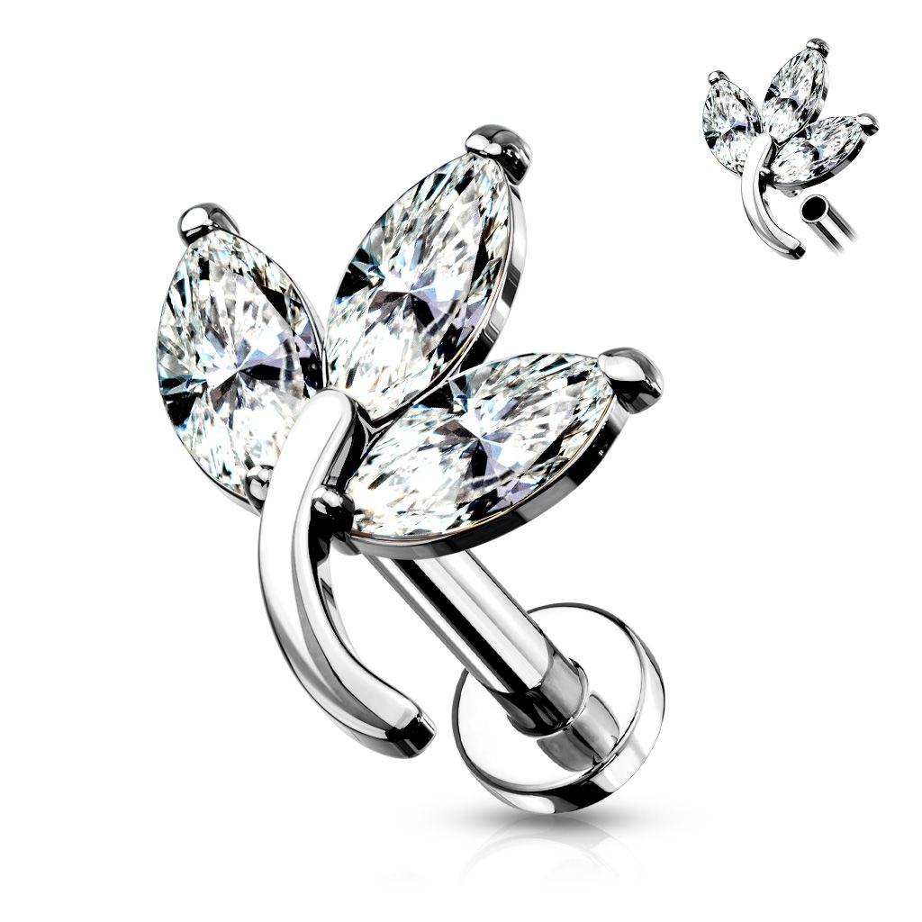 Helix & Tragus Piercing Blatt – Chirurgenstahl 316L