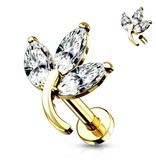 Helix & Tragus Piercing Blatt – Chirurgenstahl 316L
