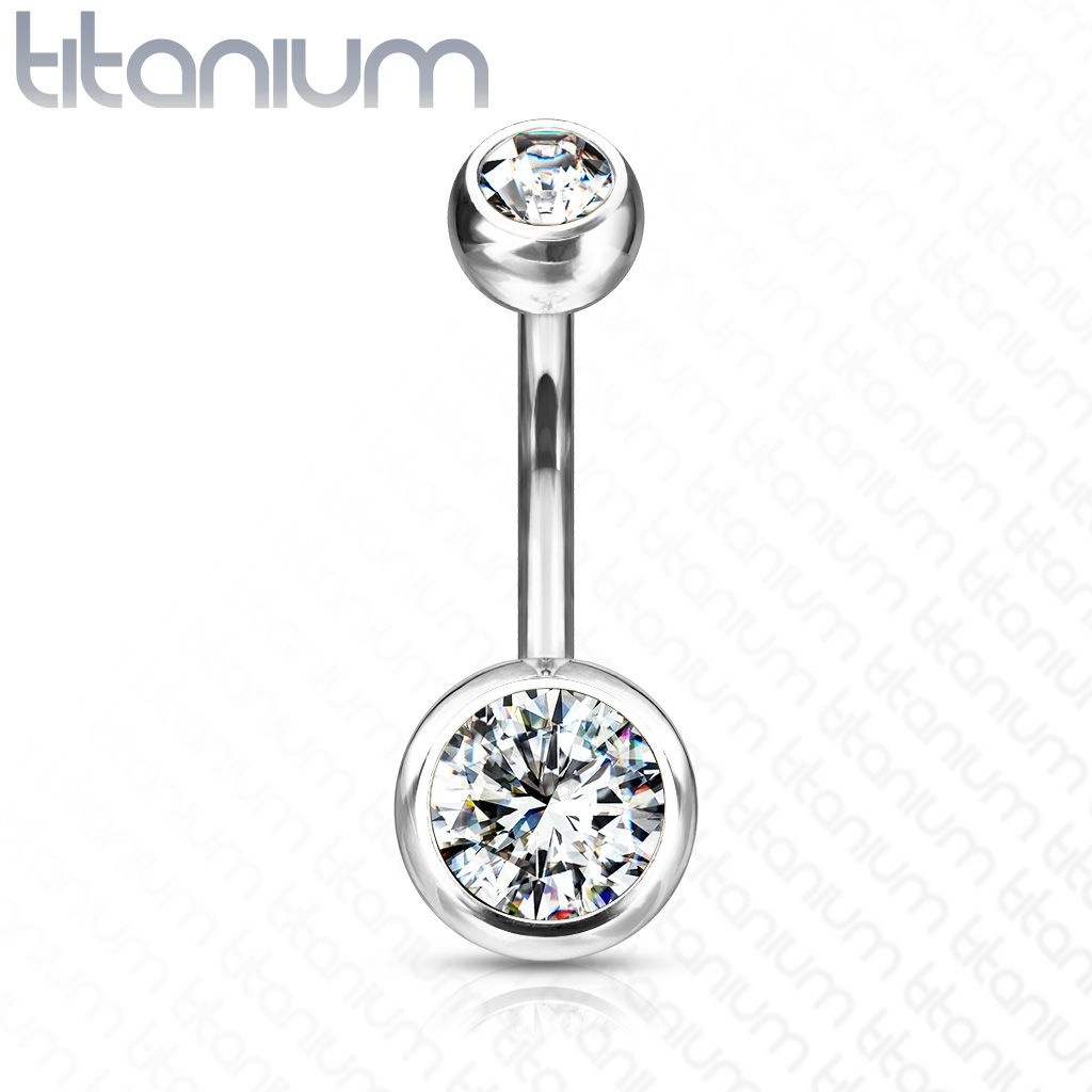 Bauchnabelpiercing Titan G23