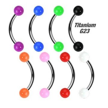 Titan Barbell mit 3mm Kugel