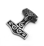 Anhänger Thors Hammer mit Königskette